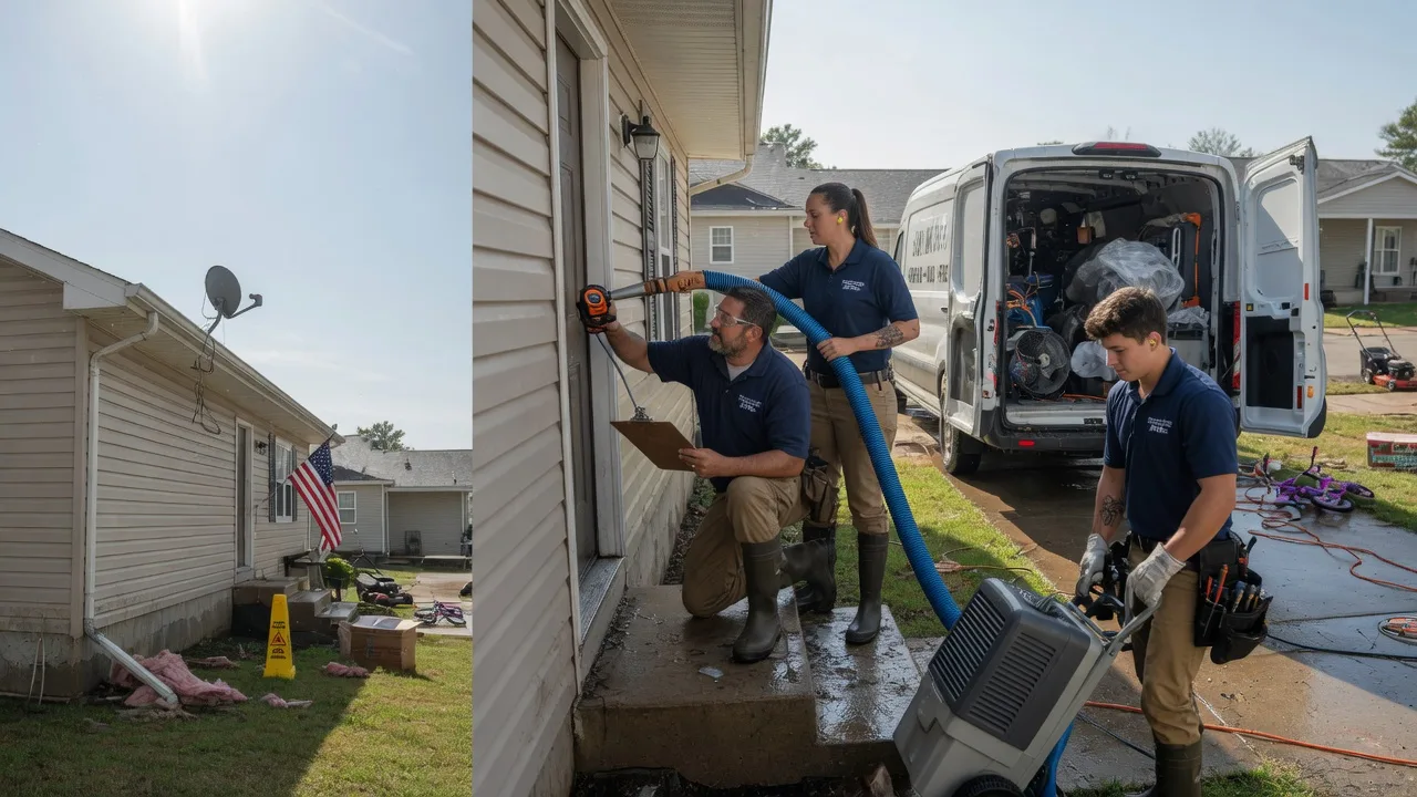 Ceiling Water Damage Restoration in Morris, IN near me